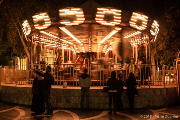 Baku by night, merry go round