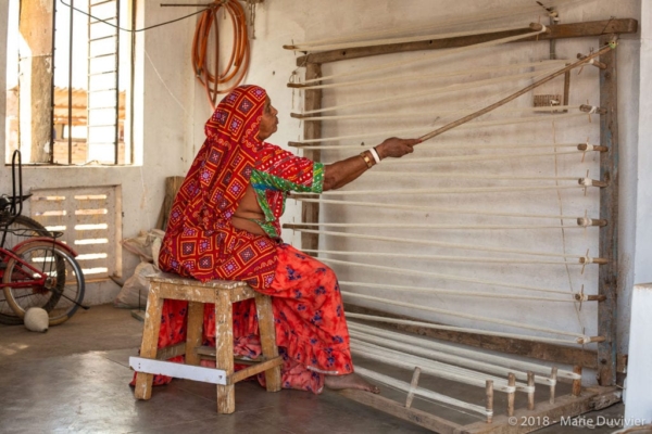 Bhujodi village, local house