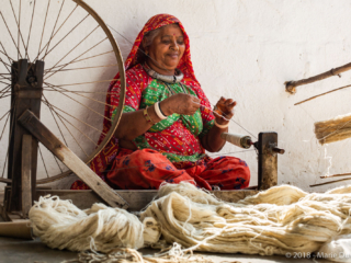 Bhujodi village, local house
