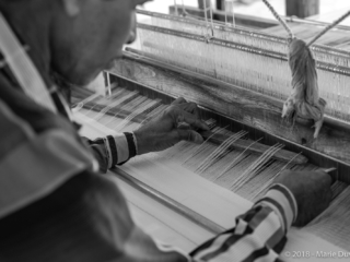 Bhujodi village, weaving workshop
