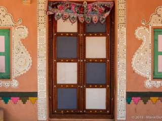 Hodka village, beautiful house entrance