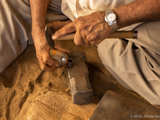 Nirona village, copper bell maker workshop