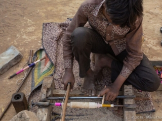 Nirona village, lacquerware