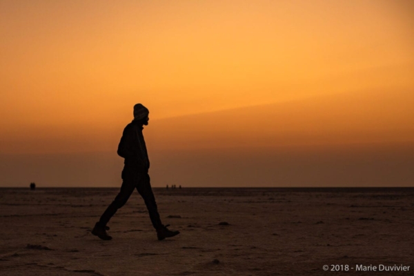 Sunrise in the Rann of Kutch