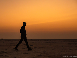 Sunrise in the Rann of Kutch