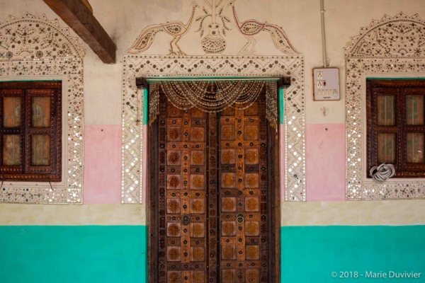 Rann of Kutch region, traditional house entrance