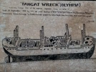 Coron bay, WW2 shipwreck scuba diving