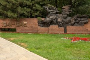 Almaty, Soviet monument to WWII heroes in Panfilov Park