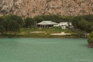 Iskanderkul lake, one of the President's dachas