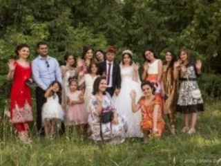 Khorog, wedding at the botanical garden