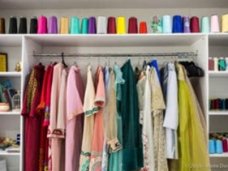 Dushanbe, seamstress workshop