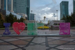 Astana, selfie spot for a bit of self love
