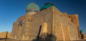 Turkestan, Mausoleum of Khoja Ahmed Yasawi, vestige of the Timurid empire