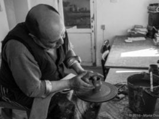 On the way to Soussamir Valley, ceramics workshop