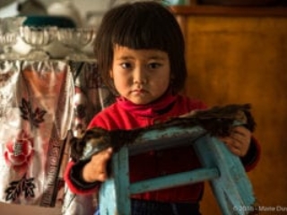 Kyzyl Tuu village, little girl