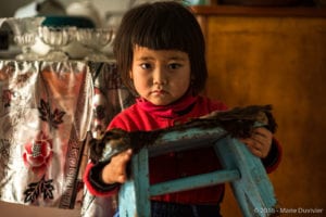 Kyzyl Tuu village, little girl
