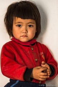 Kyzyl Tuu village, little girl