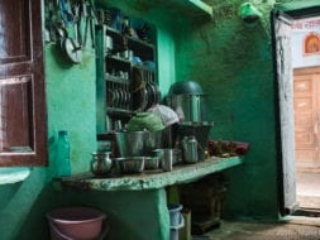 Varanasi, typical kitchen