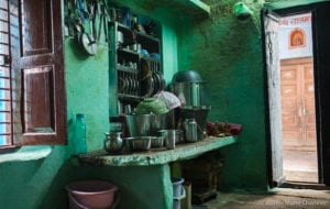 Varanasi, typical kitchen