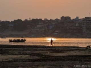 Varanasi, from the other side of river Ganges