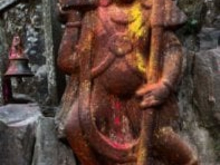 Gorkha, Hanuman statue