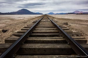 Sur Lípez Province, train tracks