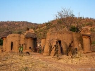 Kara region, Koutammakou, Takyenta (mud house), Togo