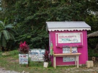 Dominica, near red rocks